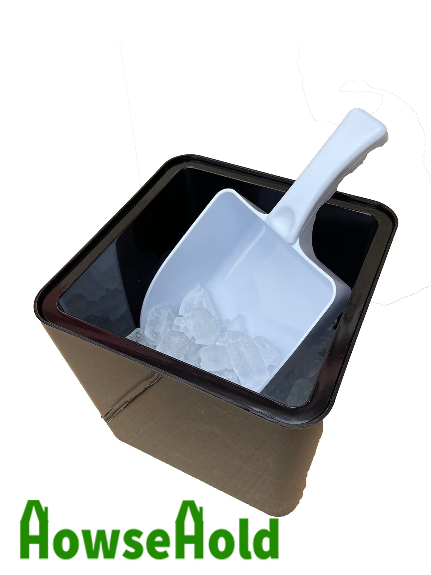 Large Plastic Ice Scoop/Shovel Ideal for Ice Machines, Ice Buckets in Kitchens or for Pet Food (1 Scoop)
