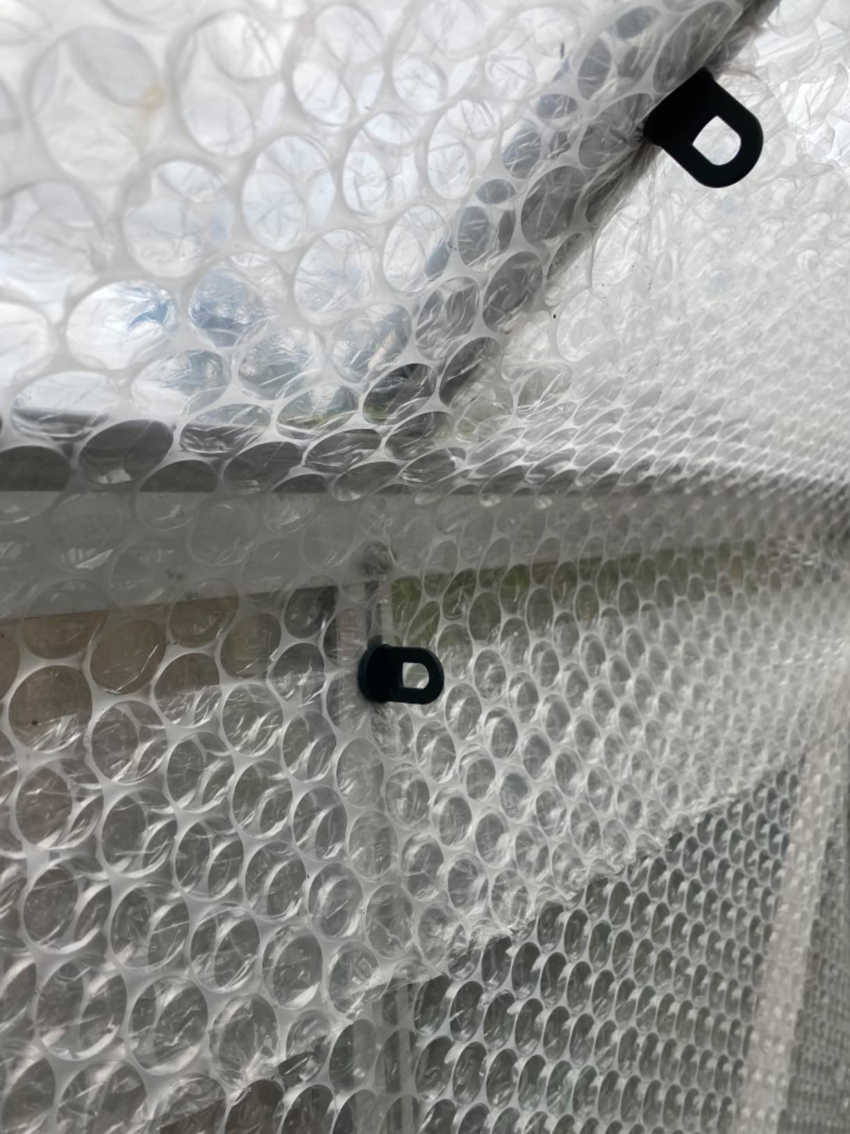Green House Twist Clips [100 Pack] for Inside Greenhouses for Hanging Anchors from Glazing bar Channels or Insulation Clips (100)