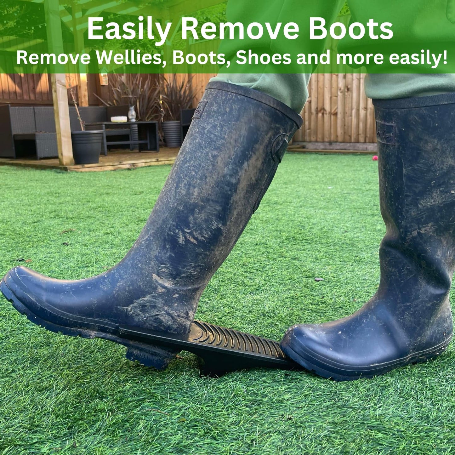 HowseHold Welly Boot Remover Puller and Scraper Boot Puller for Wellies, Walking Boots, Work Boots, Trainers and Football Boots Remover Jack