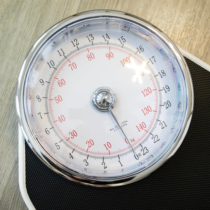 Mechanical Body Weight Scales KG/ST/LB Doctor style Bathroom Scales Large Easy to Read Rotating Dial Stones Kilograms Pounds