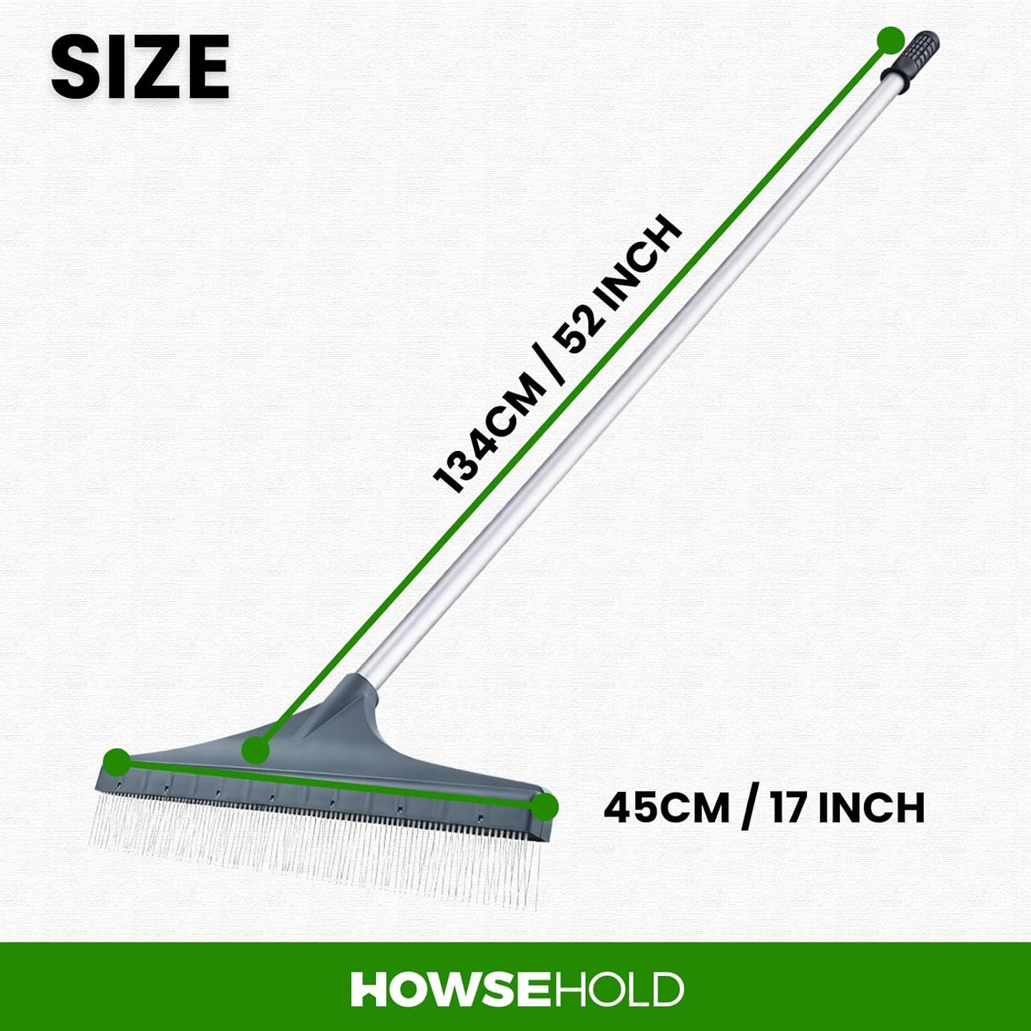 Artificial Grass Rake Brush Suitable for Artificial Lawns and Astro Turf - Revives Grass and Easy Leaf Collection