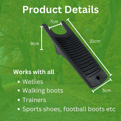 HowseHold Welly Boot Remover Puller and Scraper Boot Puller for Wellies, Walking Boots, Work Boots, Trainers and Football Boots Remover Jack