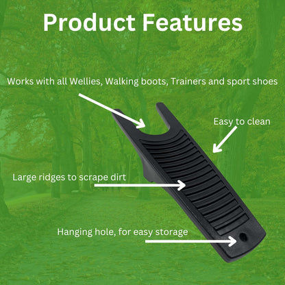 HowseHold Welly Boot Remover Puller and Scraper Boot Puller for Wellies, Walking Boots, Work Boots, Trainers and Football Boots Remover Jack