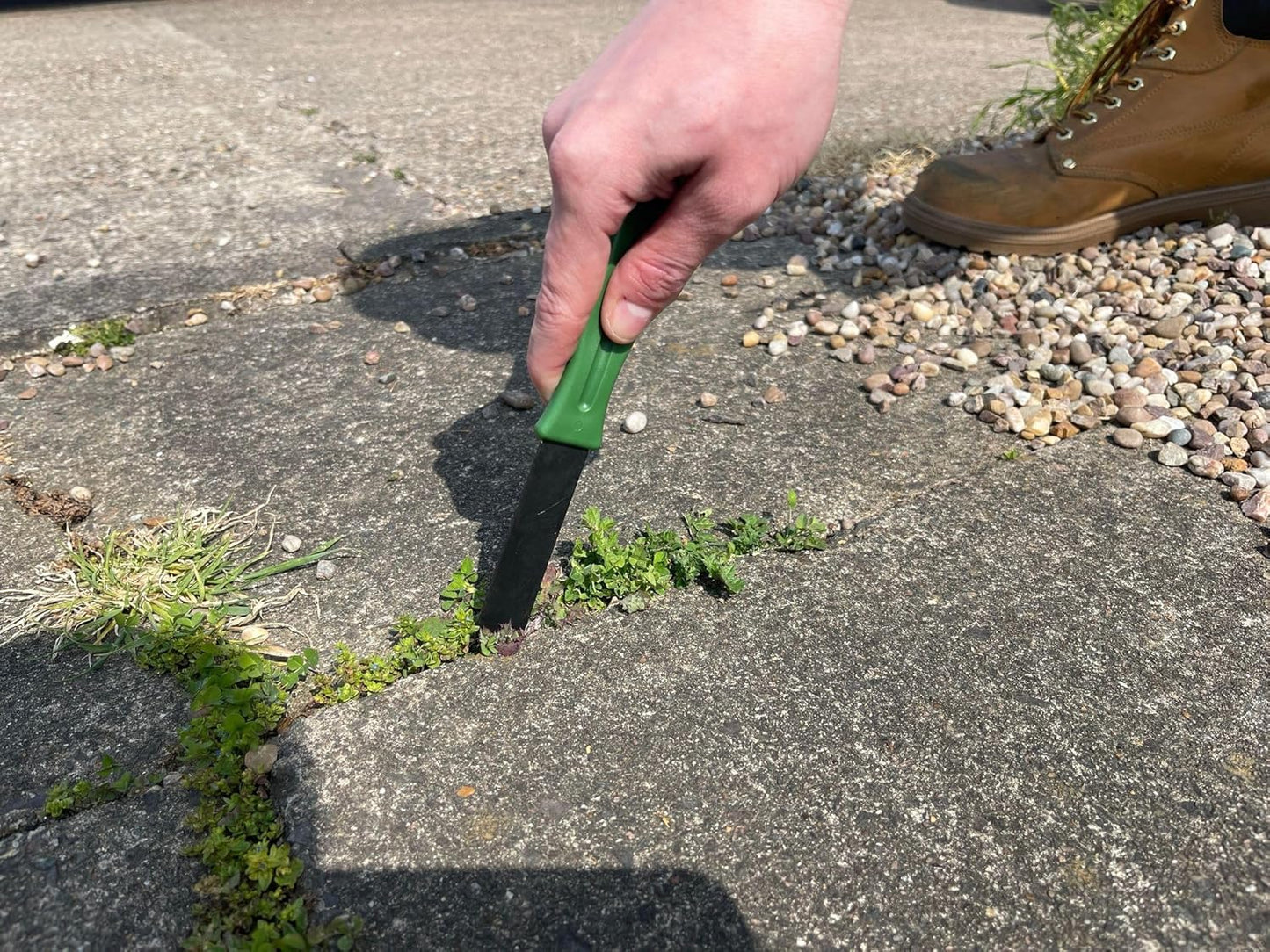 HowseHold Patio Weed Remover Tool Set of 2 - Weeder and Weed Puller for Removing Weeds and Moss from Cracks in Driveways, Paths, Patios, Paving and More
