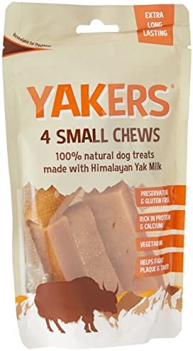 Yakers Dog Chew Small Pack of 4