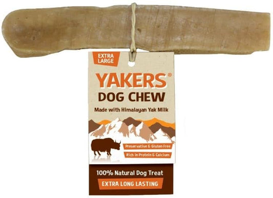 Yakers Dog Chew Extra Large x 2 - Yak Milk Value Pack of 2 - Save!