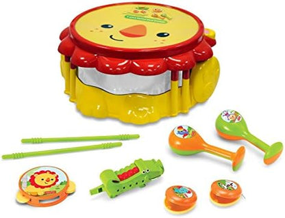 Fisher Price Licensing Lion Musical Band Drum Set